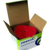Finixa абразивные диски красные, Ø150mm 15 отверстий P180,600